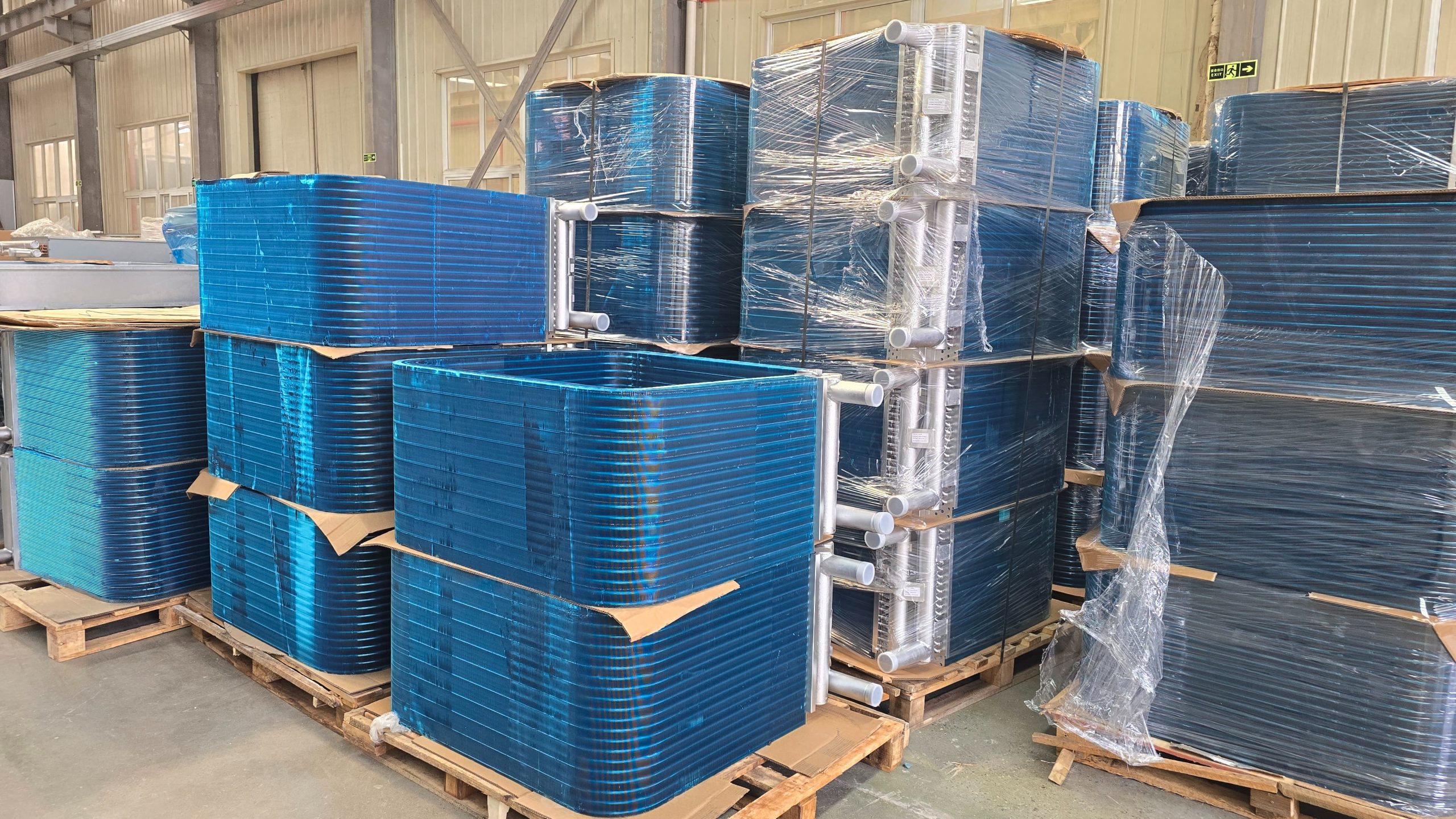 heat exchanger manufacturing process for finned tube coils